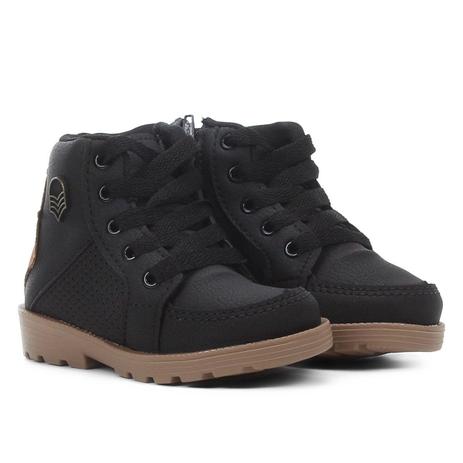 bota infantil coturno