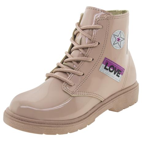 Bota Infantil Feminina Coturno Molekinha - 2164107 ROSA ROSA Menor preço em Bota Infantil Feminina Coturno Molekinha - 2164107 ROSA ROSA