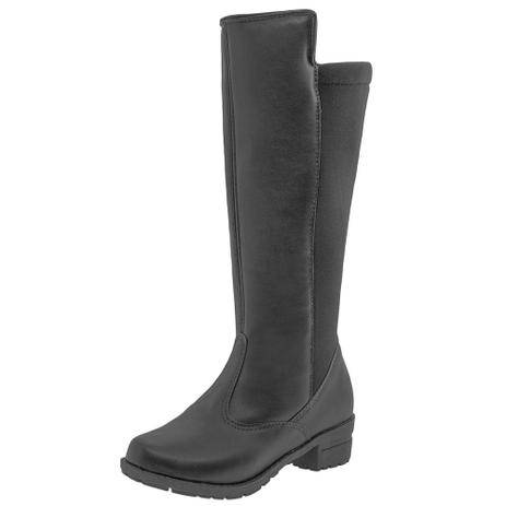 Bota Infantil Feminina Menina Fashion - 20024 PRETO PRETO Menor preço em Bota Infantil Feminina Menina Fashion - 20024 PRETO PRETO