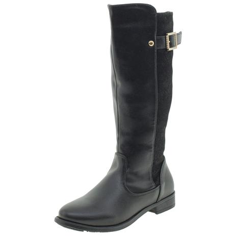 Bota Infantil Feminina Mooncity - 79510 PRETO PRETO Menor preço em Bota Infantil Feminina Mooncity - 79510 PRETO PRETO
