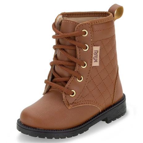 bota infantil caramelo