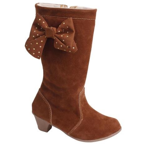 bota infantil feminina com salto