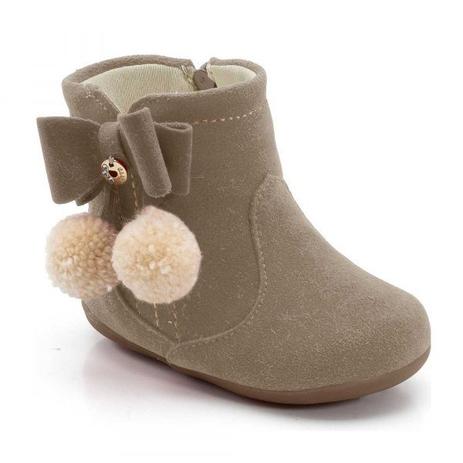 Bota Infantil Klin Mini Miss 039 Camel - Bota Infantil - Magazine Luiza