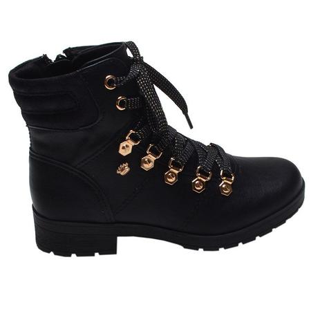 bota preta para criança
