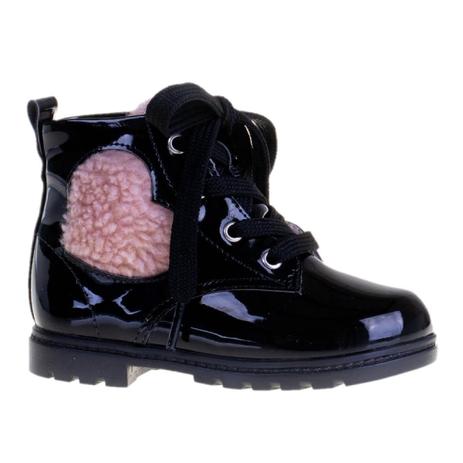 Bota Infantil Mini Sua Cia Tratorada Verniz Coração Feminina - Bota  Infantil - Magazine Luiza