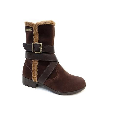 Bota infantil nobuck c/pelo w9092a -pink cats (12) - cafe Menor preço em Bota infantil nobuck c/pelo w9092a -pink cats (12) - cafe