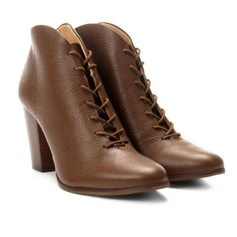 bota couro cano curto jorge bischoff feminina