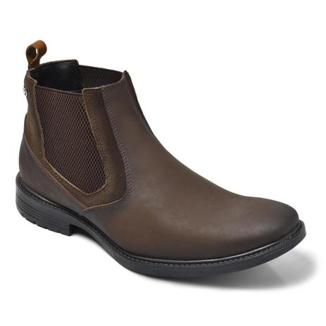 bota masculina cor cafe