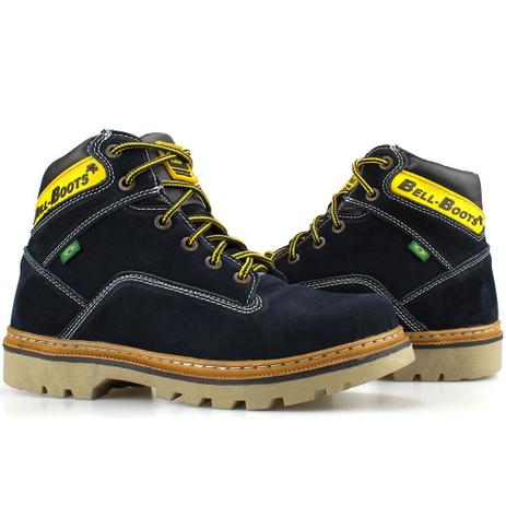 bota masculina preta para trabalho