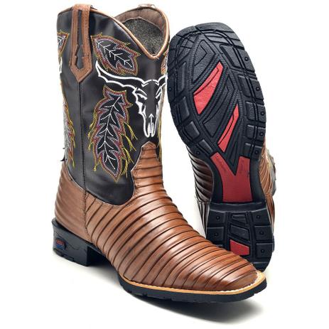 bota masculina de cano alto