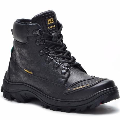 bota cano curto masculina preta
