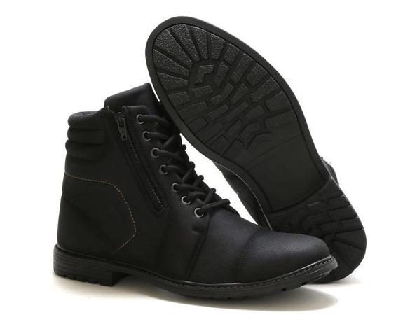 bota preta masculina