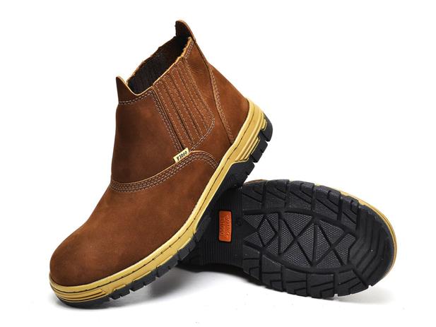 Botina Masculina Cavalaria Couro Legítimo cor Whisky | Cavalaria Shop