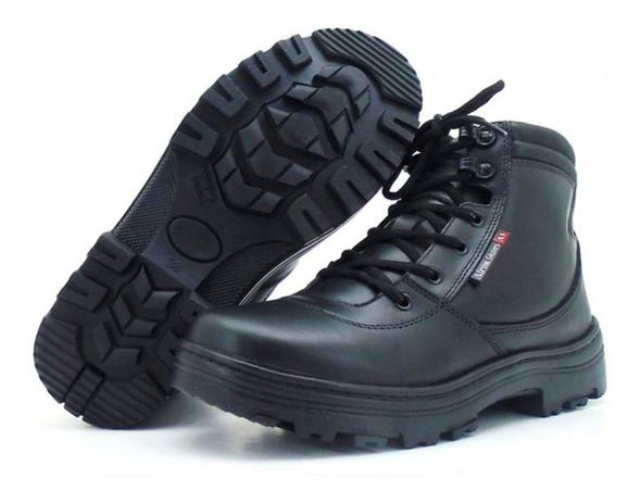 Bota Masculina Em Couro Para Segurança Engenheiro Eletricista Motociclista  Ref.282 - Atronshoes - Sapato de Segurança - Magazine Luiza