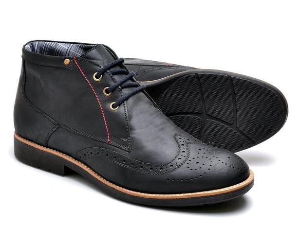 Oxford Verniz Preto | Bota Salto Grosso | Parcelamos Sem Juros | Entrega  Segura