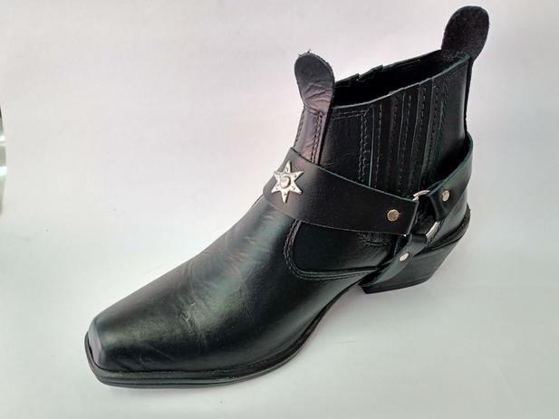 Bota masculino country preto mundial 04 - Bota Masculina - Magazine Luiza