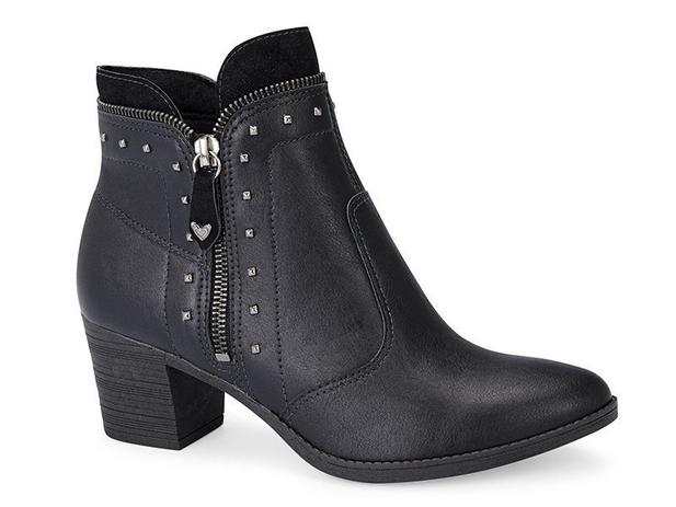 ankle boot salto grosso baixo