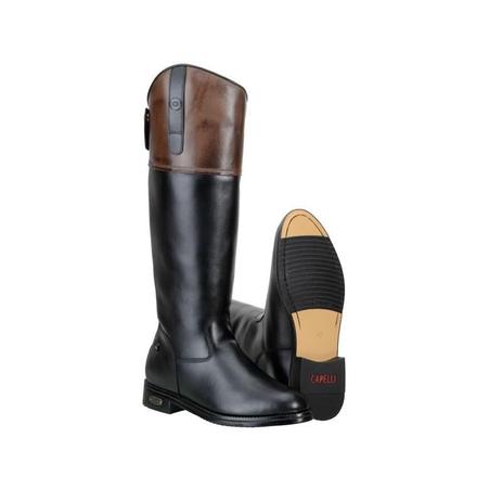 calça de couro montaria masculina