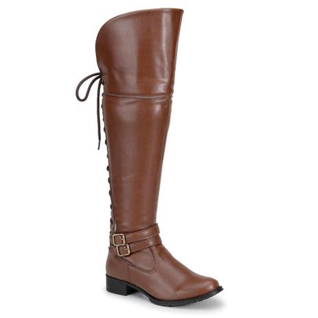 bota cano longo montaria feminina