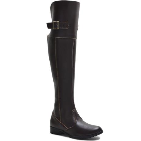 botas de cano alto acima do joelho