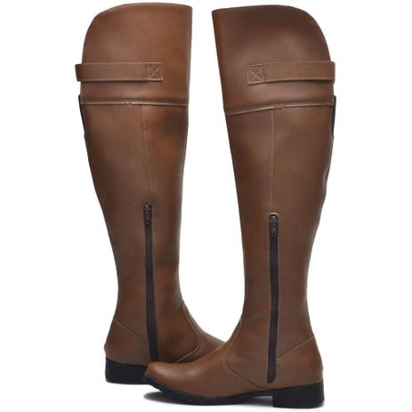 bota montaria cano longo acima do joelho