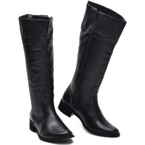 bota de montaria feminina de couro