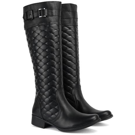 bota de salto cano alto