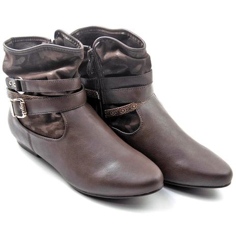 Bota mooncity cano baixo zipper - 71033 - Bota Feminina - Magazine Luiza