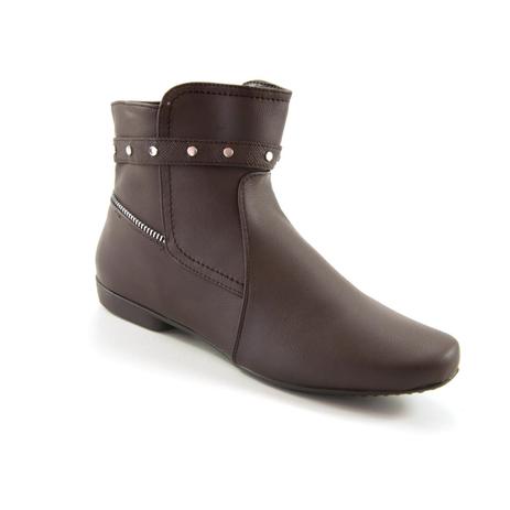 bota mooncity cano curto tiras