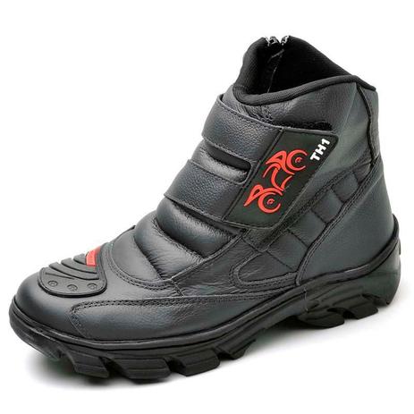 bota para motociclista masculina