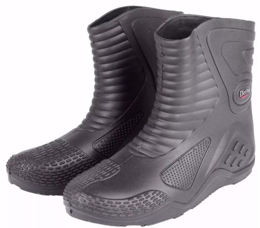 bota feminina motociclista impermeavel