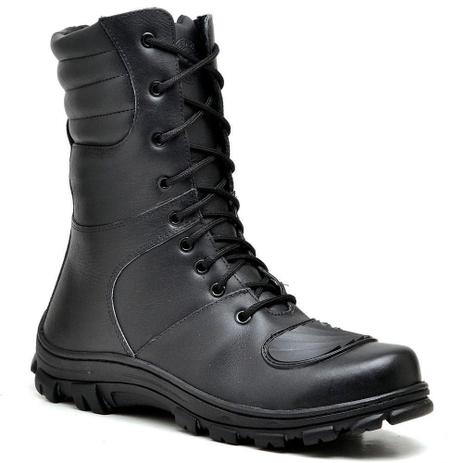 bota couro moto