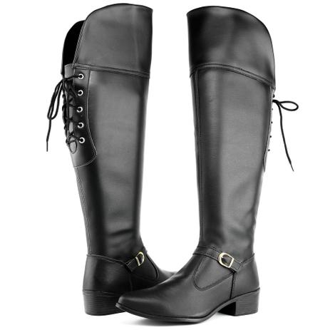 botas femininas ate o joelho