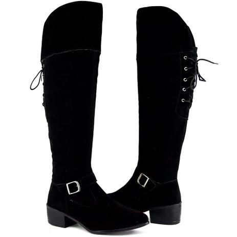 bota over preta sem salto