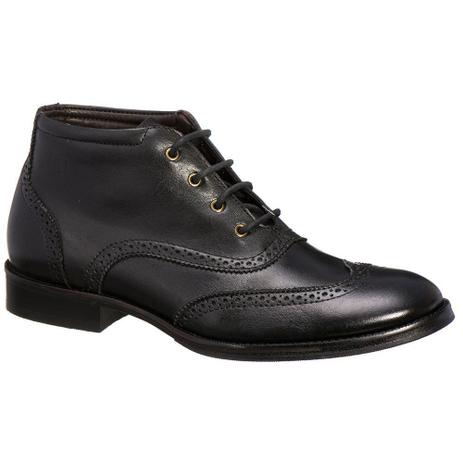 Bota Oxford Masculina Malbork em Couro Preto 69962 PRETO - Bota Masculina -  Magazine Luiza