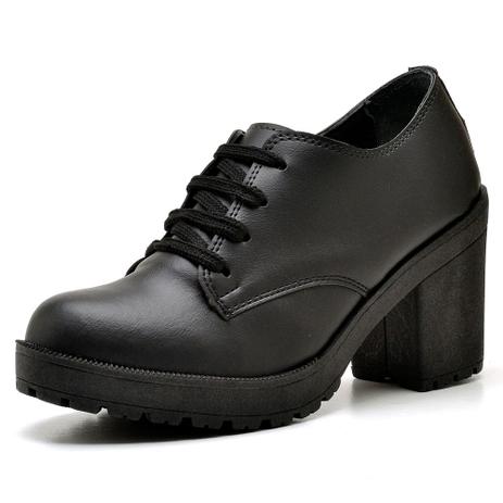 Bota oxford tratorada preta fosca pierrô - Outros Moda e Acessórios - Magazine Luiza