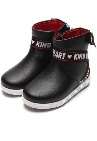 bota infantil menina preta