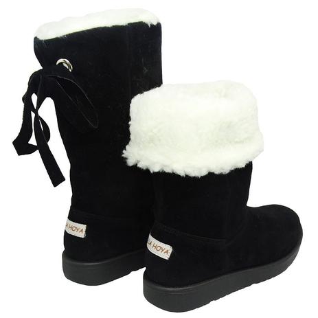 Bota Para Neve Com Laço Forrada Com Lã Muito Quentinha Inverno - Fabricação  Artesanal - Bota Feminina - Magazine Luiza