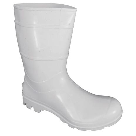 bota branca de pvc