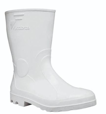 bota galocha branca