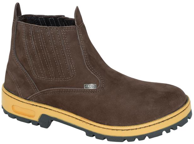 bota de segurança de couro