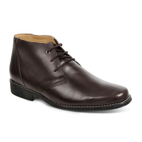 bota social masculina marrom