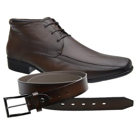 Bota Social Jota Pe Marrom Air Magic Boot + Cinto de Couro 77551 - Outros  Moda e Acessórios - Magazine Luiza