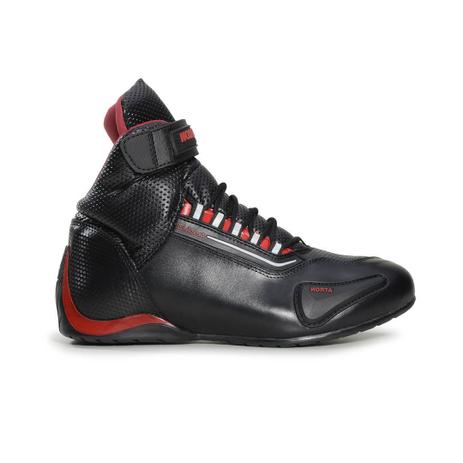 Bota Tênis Motociclista Refletivo Atron Shoes 311 Cano Alto Preto Verniz Menor preço em Bota Tênis Motociclista Refletivo Atron Shoes 311 Cano Alto Preto Verniz