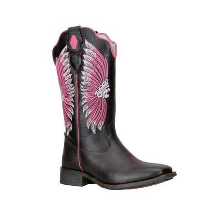 bota country bordada