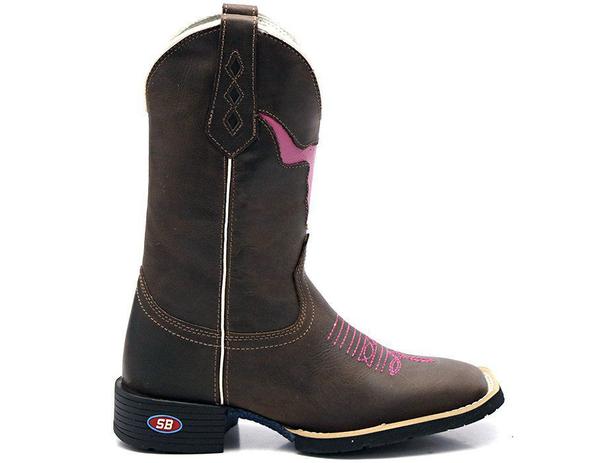 bota masculina rosa