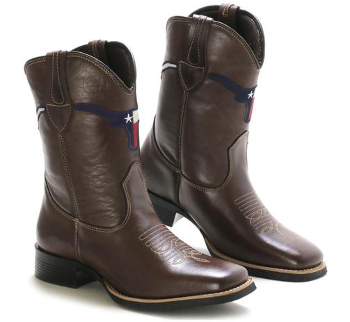 bota country masculina cano alto