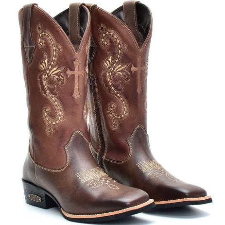 botas de rodeio cano longo