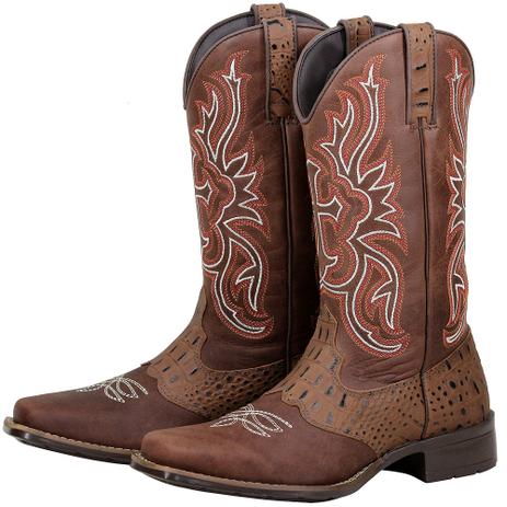 bota texana feminina salto alto