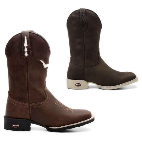 Bota Texana Masculina Boi + Bota Texana Lisa Sola Bege 7m - 7MBOOTS - Bota  Masculina - Magazine Luiza